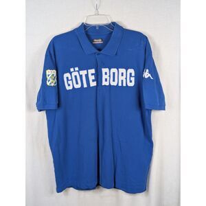 Kappa Gote Borg Polo Shirt Blue Men's Size 3XL/XXXL
